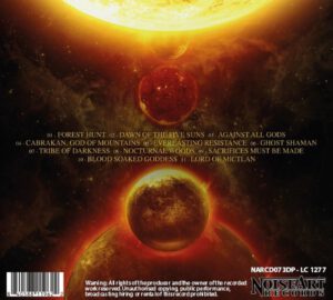 dawn of the five suns album back